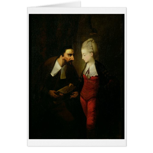 Portia und Shylock "vom Kaufmann von Venedig" A (Vorne)