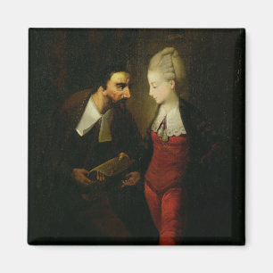 Portia und Shylock "vom Kaufmann von Venedig" A Magnet