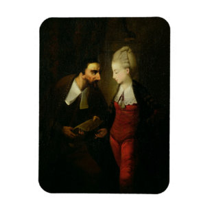 Portia und Shylock "vom Kaufmann von Venedig" A Magnet