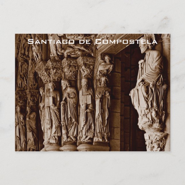 Portico de la Gloria Postkarte (Vorderseite)