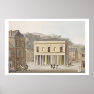Portico des Brunnens von Pouhon am Poster