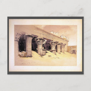 Portico des Tempels von Edfou Roberts/Haghe Art Postkarte