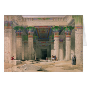Portique grand du temple de Philae, Nubia