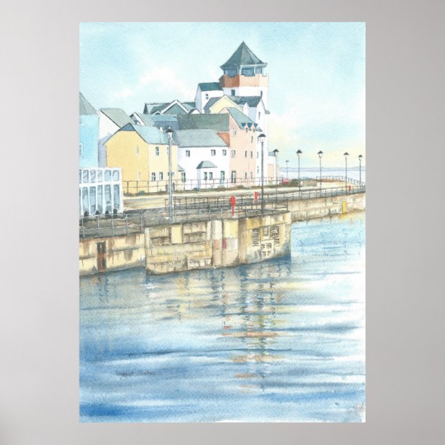 Portishead Marina Poster (Vorne)