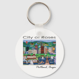 Portland~ Die Stadt der Rose Schlüsselanhänger