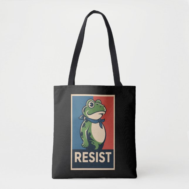 Portland Frog Protest Anti Ice Resistance I Stand  Tasche (Vorderseite)