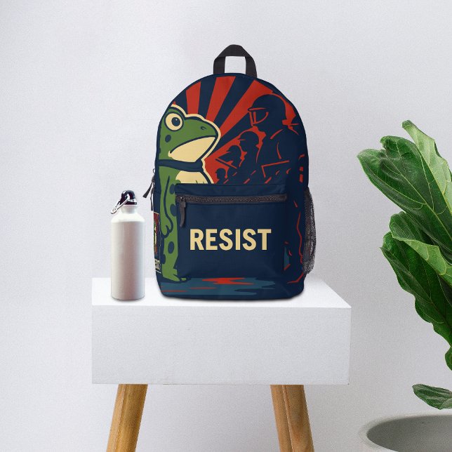 Portland Frog Protest Bedruckter Rucksack (Von Creator hochgeladen)