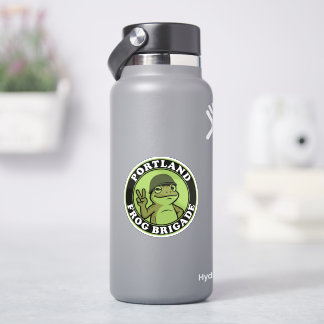 Portland Frosch-Brigade-Aufkleber Aufkleber