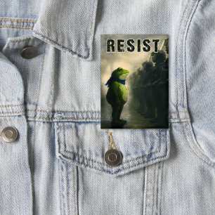 Portland Frosch Protest Button