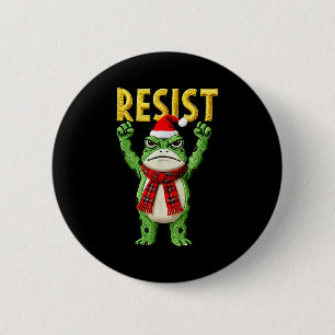Portland Frosch Protest Frosch Frauen Keine Könige Button