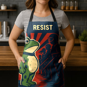 Portland Frosch Protest Schürze