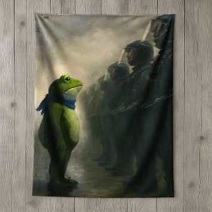 Portland Frosch Protest Sherpadecke