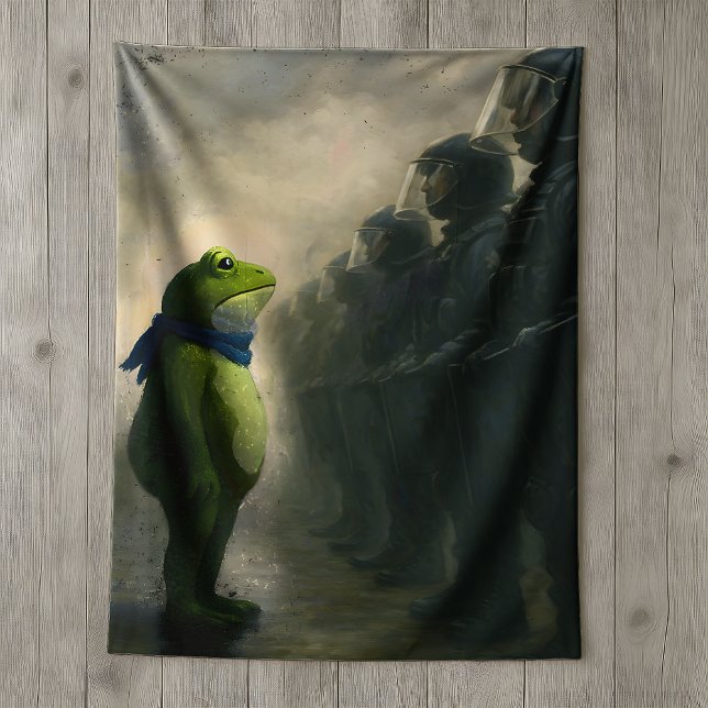 Portland Frosch Protest Sherpadecke (Von Creator hochgeladen)