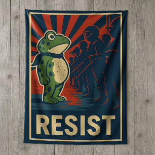 Portland Frosch Protest Sherpadecke
