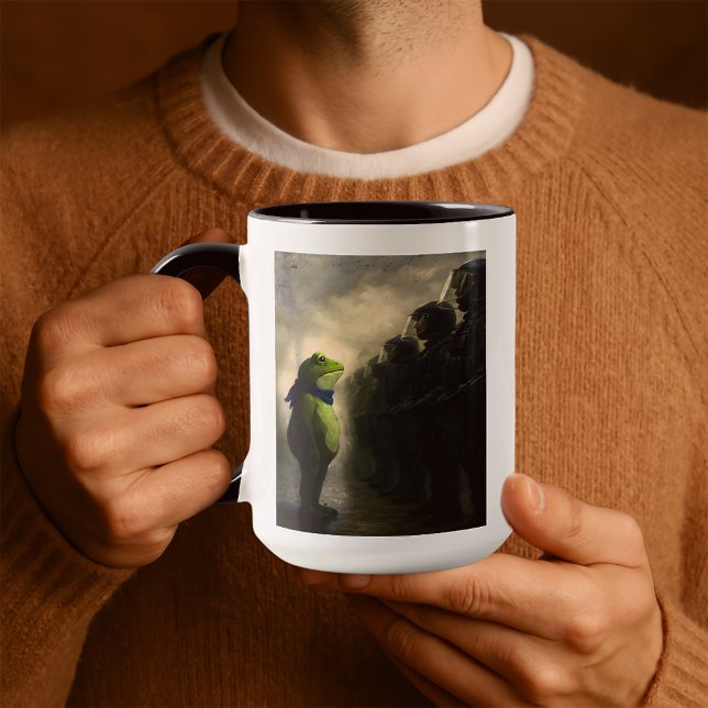 Portland Frosch Protest Tasse (Von Creator hochgeladen)