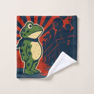 Portland Frosch Protest Waschlappen