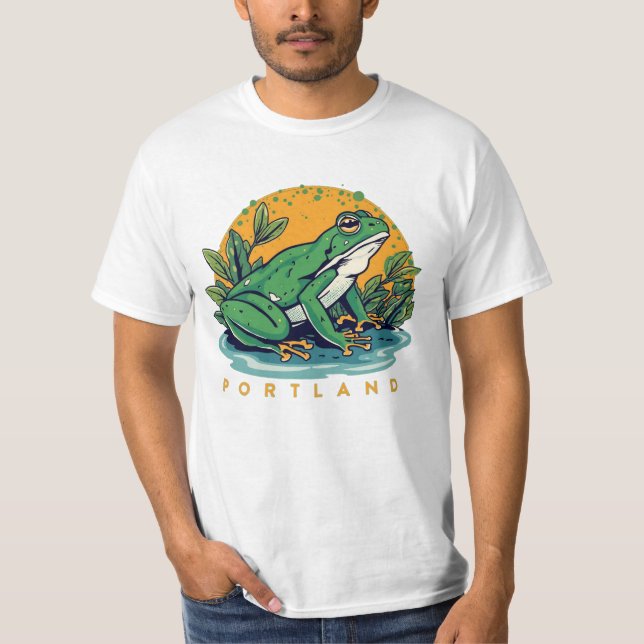 Portland Frosch T-Shirt (Vorderseite)
