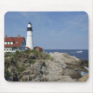 Portland Head Leuchtturm, Cape Elizabeth, Maine, Mousepad