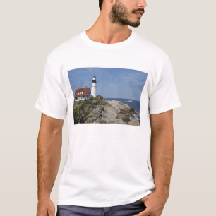 Portland Head Leuchtturm, Cape Elizabeth, Maine, T-Shirt