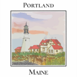 Portland Head Leuchtturm, Maine Aufkleber