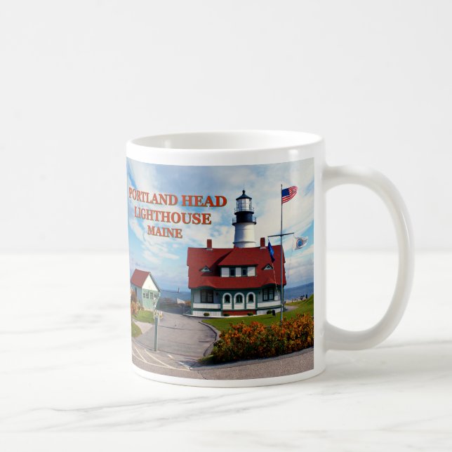 Portland Head Leuchtturm, Maine Tasse (Rechts)