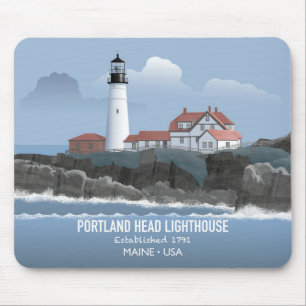 Portland Head Leuchtturm Mousepad