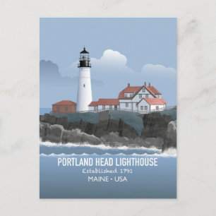 Portland Head Leuchtturm Postkarte