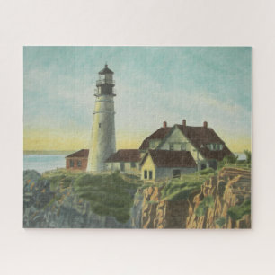 Portland Head Light Aquarell