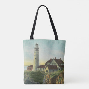 Portland Head Light Aquarell Tasche