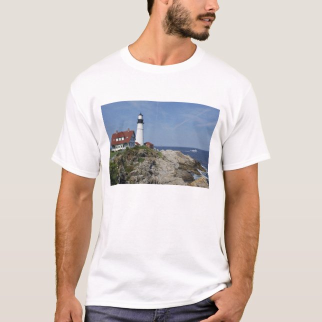 Portland Head Light, Cape Elizabeth, Maine, T-Shirt (Vorderseite)