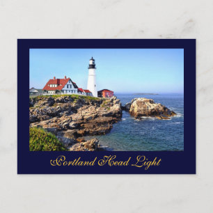 Portland Head Light, Cape Elizabeth, Maine, USA Postkarte