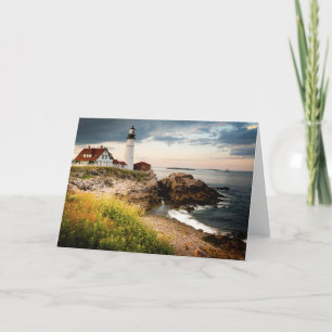 Portland Head Light Cape Elizabeth ME Karte