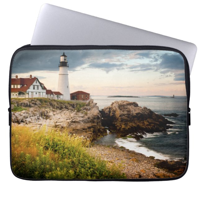 Portland Head Light| Cape Elizabeth ME Laptopschutzhülle (Vorderseite)
