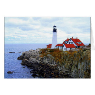 Portland Head Light House, Maine, carte