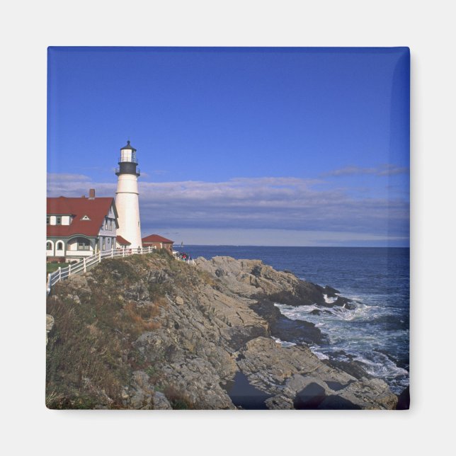 Portland Head Light Lighthouse Maine Magnet (Vorne)