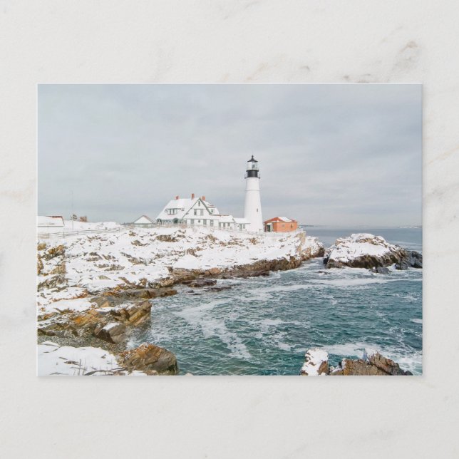 Portland Head Light Postcard Postkarte (Vorderseite)