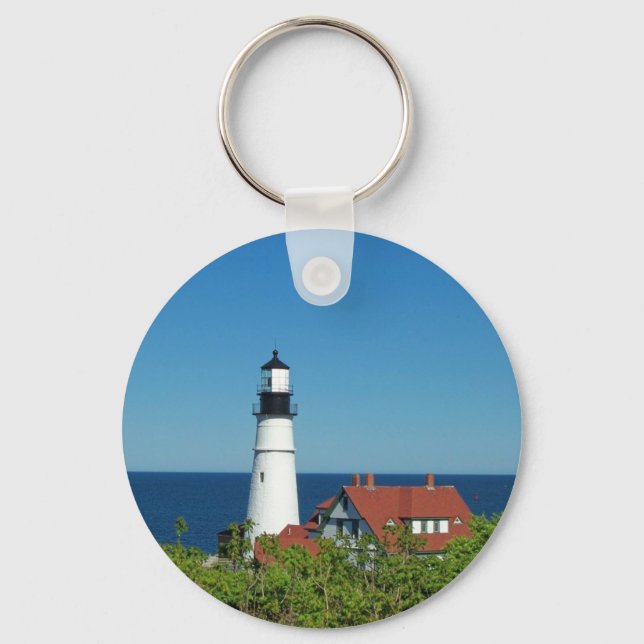 Portland Head Light Schlüsselanhänger (Vorderseite)
