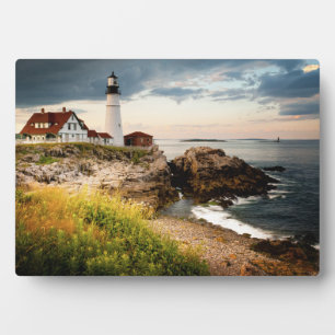 Portland Head Lighthouse Cape Elizabeth, Me Fotoplatte