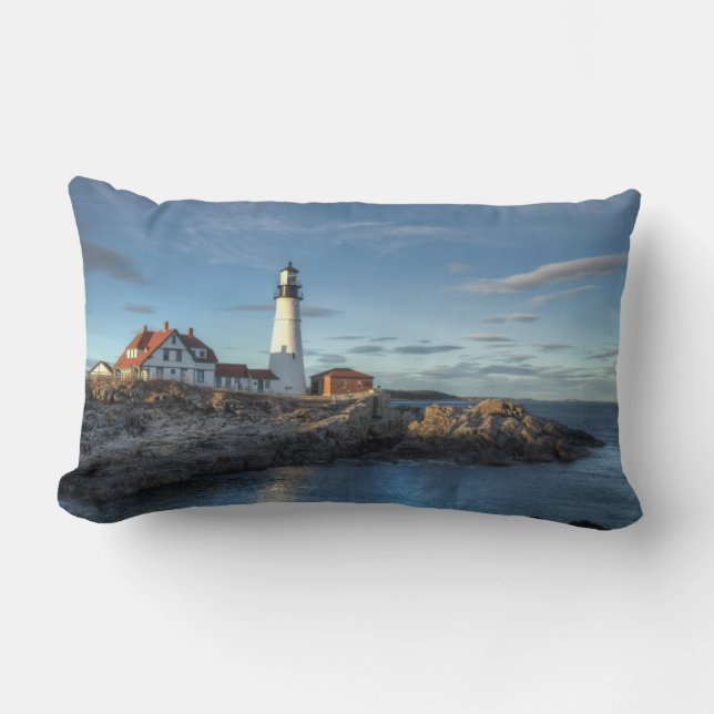 Portland Head Lighthouse Lendenkissen (Vorderseite)