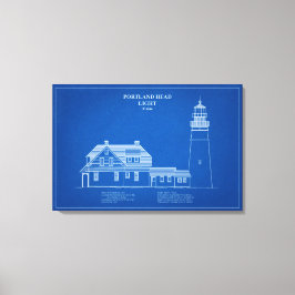 Portland Head Lighthouse - Maine - AD Leinwanddruck