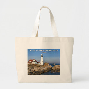 Portland Head Lighthouse, Maine Jumbo Stoffbeutel