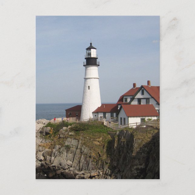 Portland Head Lighthouse Postkarte (Vorderseite)