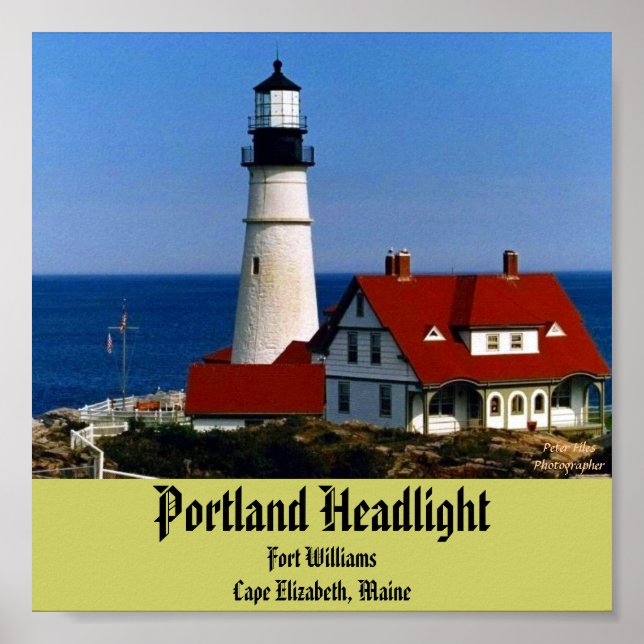 Portland Headlight Poster (Vorne)