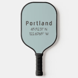 Portland Latitude & Longitude Pickleball Schläger