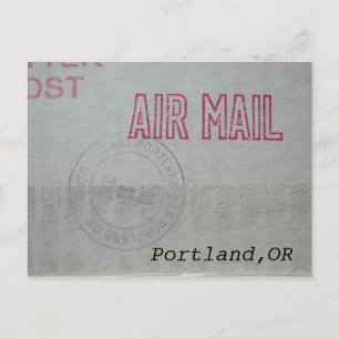 Portland-Luftpost-Postkarte Postkarte