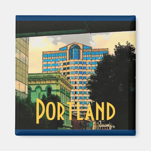 Portland Magnet (Gelb) (Vorne)