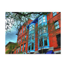 Portland Maine City Skyline Postcard
