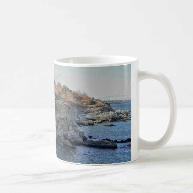 Portland Maine Cliffs Kaffeetasse (Rechts)