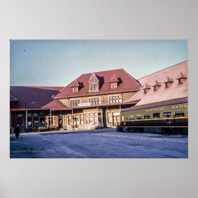 Portland, Maine Grand Trunk Station 1964 Poster (Vorne)