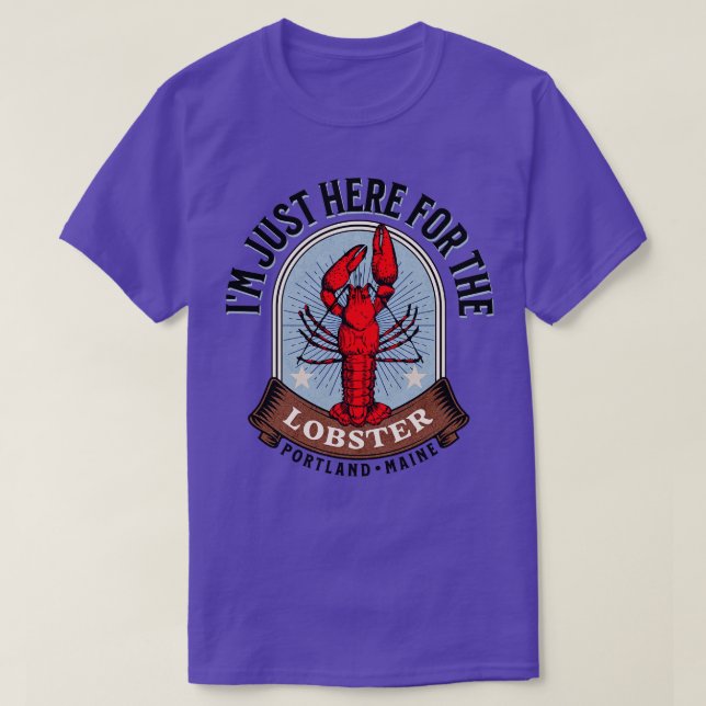 Portland Maine Hummer T-Shirt (Design vorne)